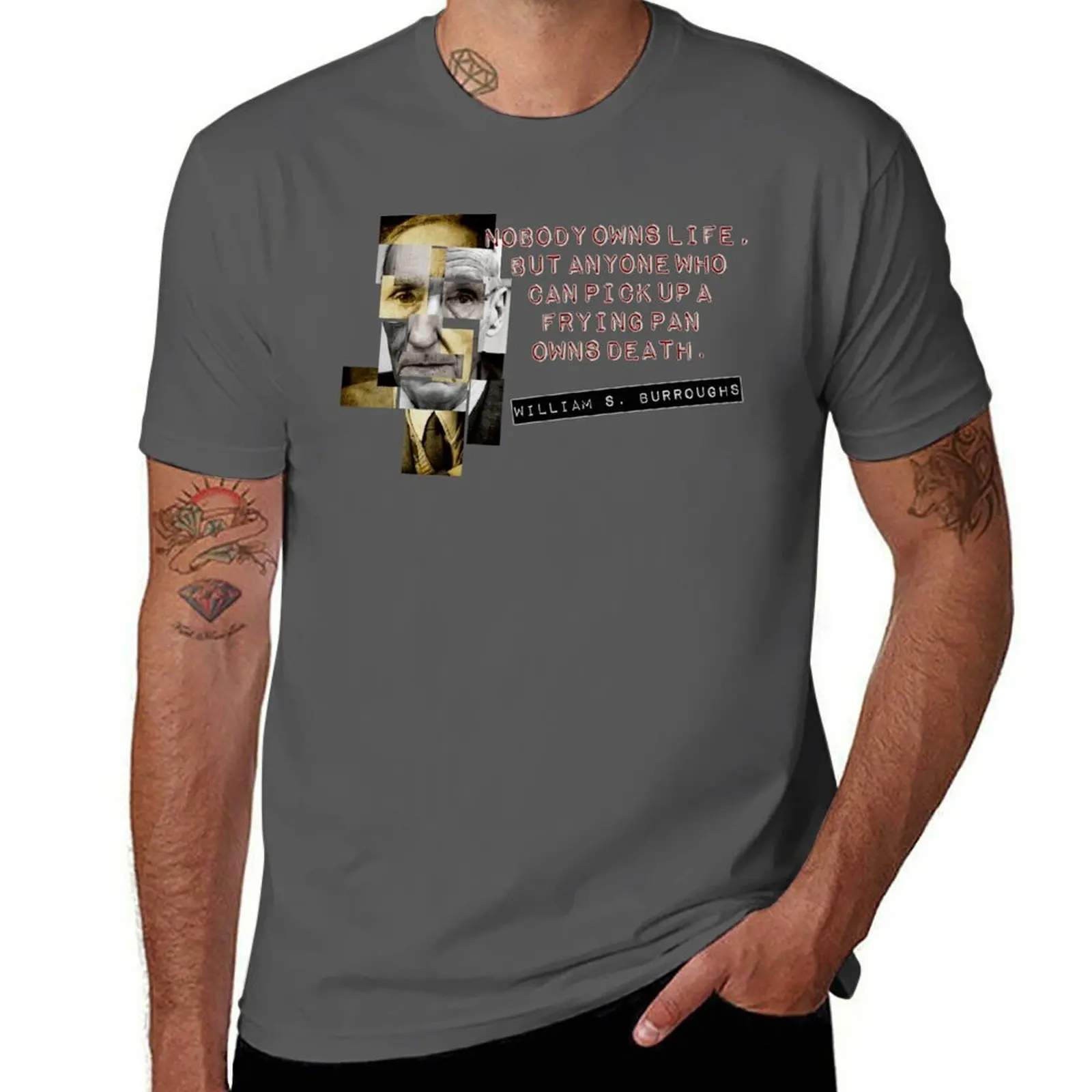 

S William Tee Up' 'Cut Inspired Burroughs T-Shirt Plus Size Comfort Fit Tee