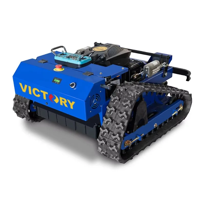 

Remote Control Lawn Mower Crawler All Terrain Slope Mowing Machine Tracked Radio Controlled Grass Cutter Robotic Mowers VT550