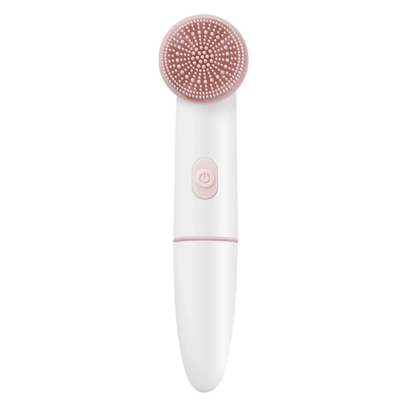 Electric Silicone Facial Cleansing Brush Skin Care Peeling Blackhead Removal Pore Cleanser Face Massager Device