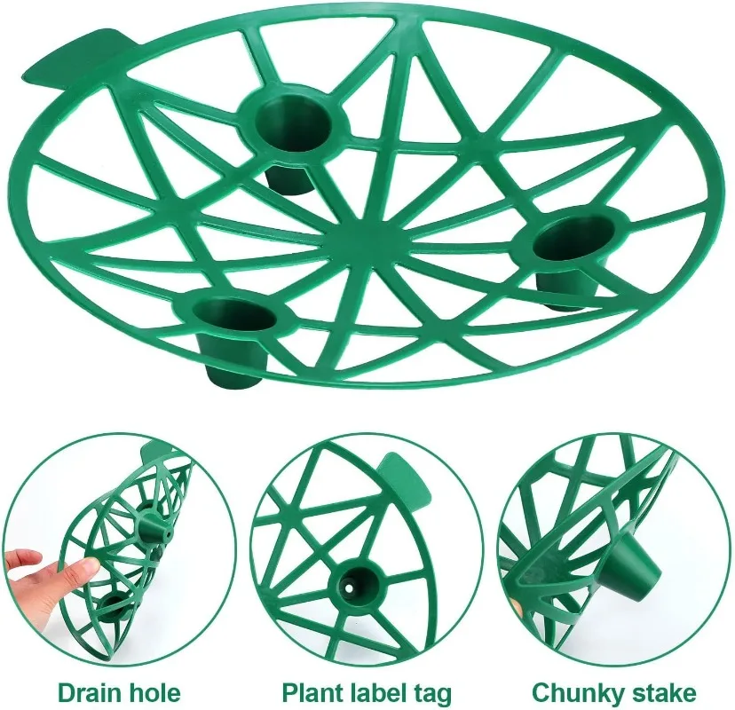 Garden Crops Plant Melon Supports Cages Cradles Trellis Watermelon Cradle Pumpkin Strawberry Holder Protect From Ground Rot Hold