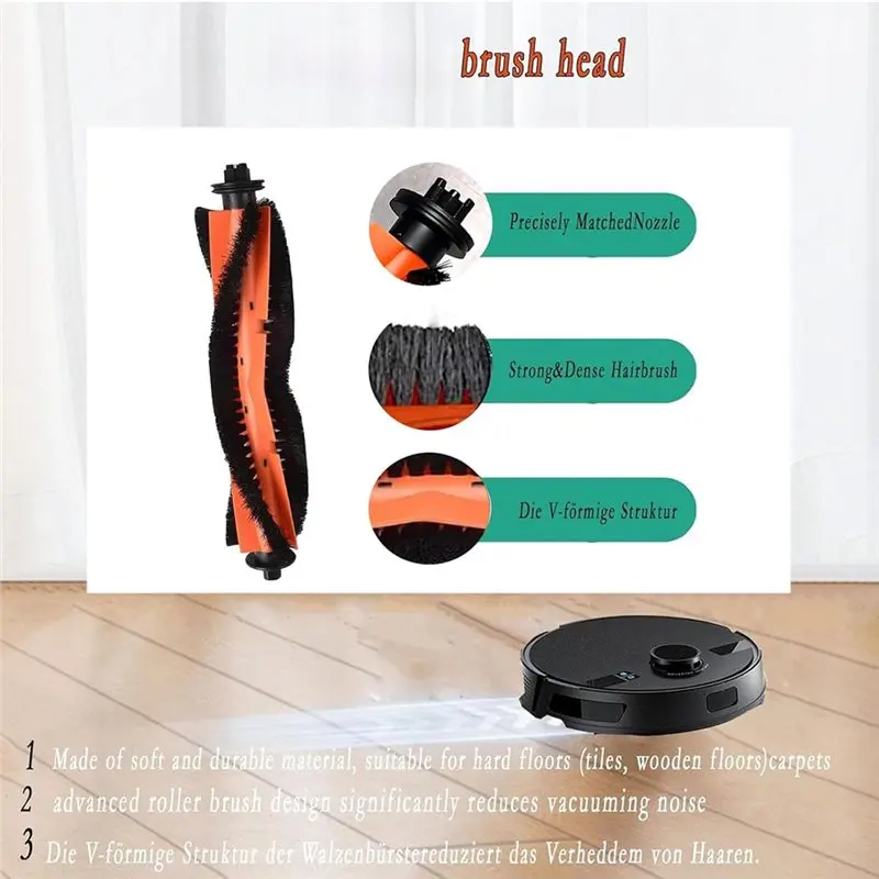 【NEW A39M】 Main Side Brush Mop Filter Filter Dust Bag Accessories Robot Vacuum Cleaner Spare Parts