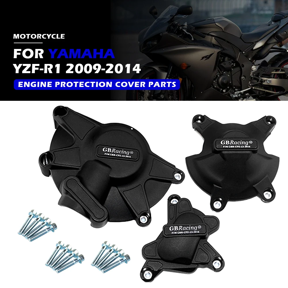 

High-quality GB Racing YZF-R1 09-14 Motorcycles Engine cover Protection Case For YAMAHA YZF-R1 2009-2014 Modified Accessories