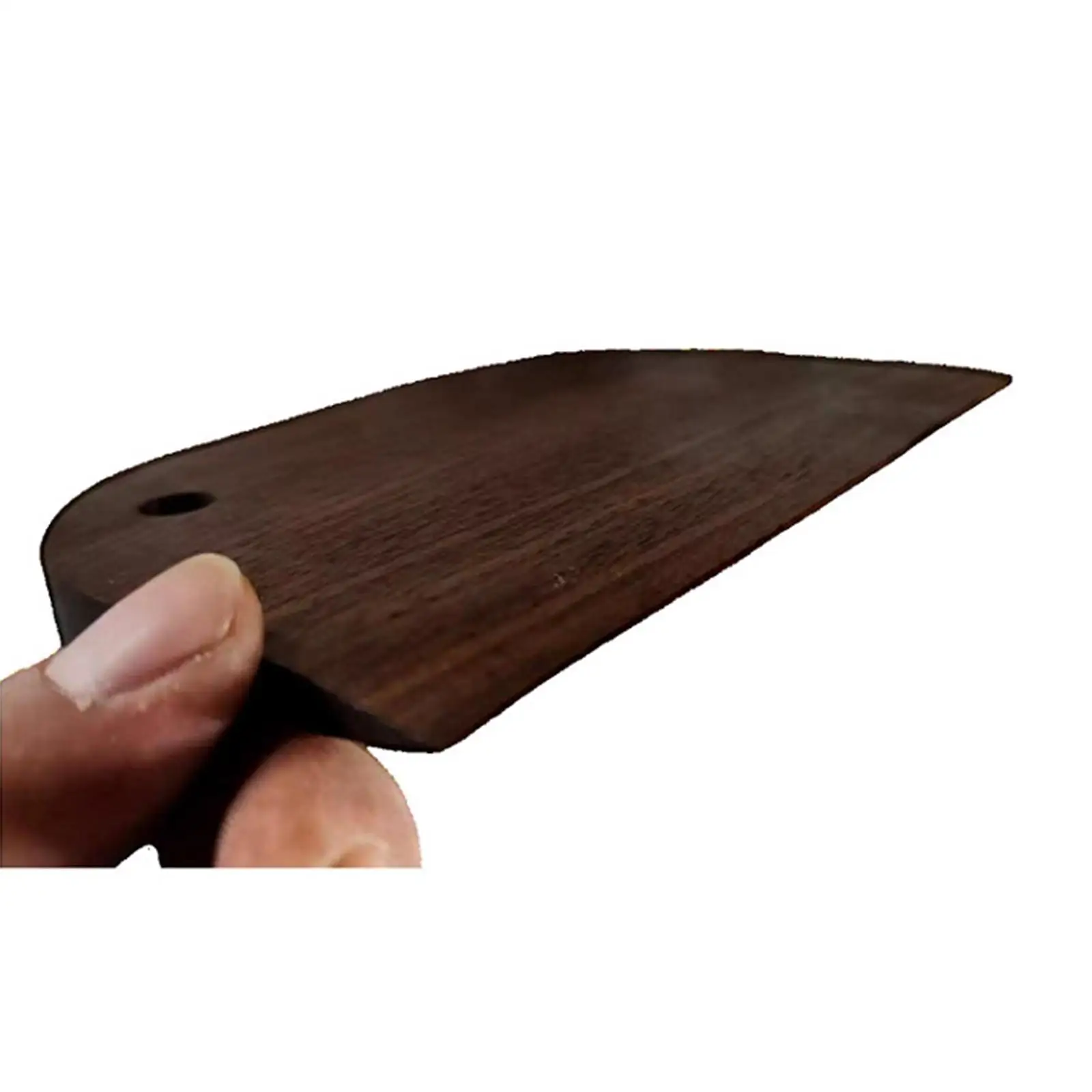 Dough Scraper Ergonomic Wood Kitchen Tool for Cake Pizza Pastry Bread Baking and Food Prep