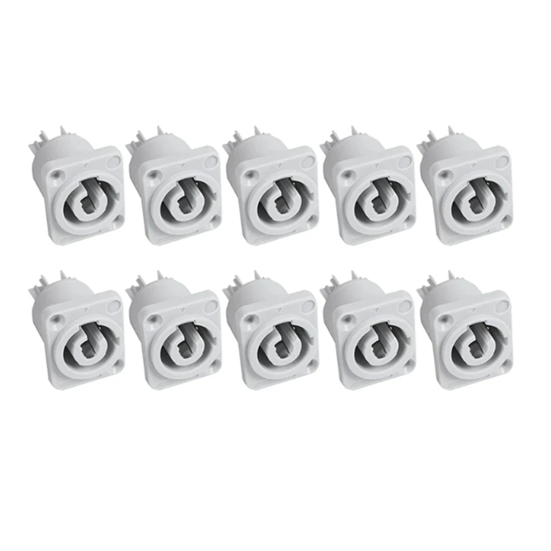 10PCS NAC3MPA-1 NAC3MPB-1 Power Speaker Panel Socket Power 20A Stage LED Lighting Audio 3-Pin Socket