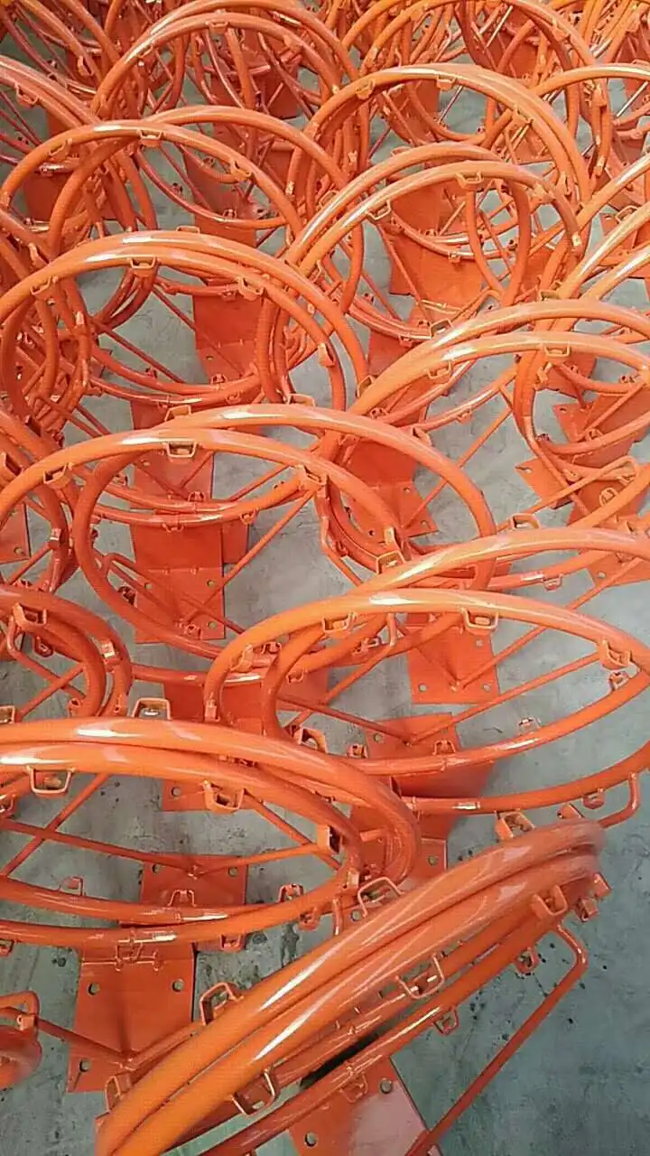 حلقة كرة سلة شديدة التحمل مقاس 18 بوصة، حافة كرة سلة مزدوجة زنبركية مرنة للاستخدام الداخلي والخارجي