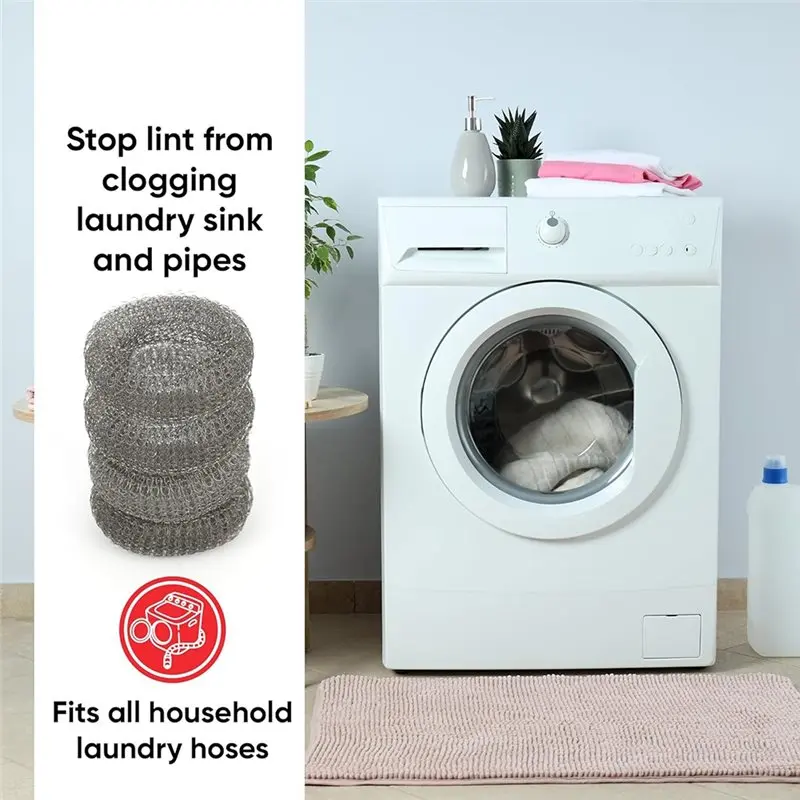 [NEW!A67Z】 Pack Of 50 Washing Machine Lint Traps Premium Snare And Rustproof
