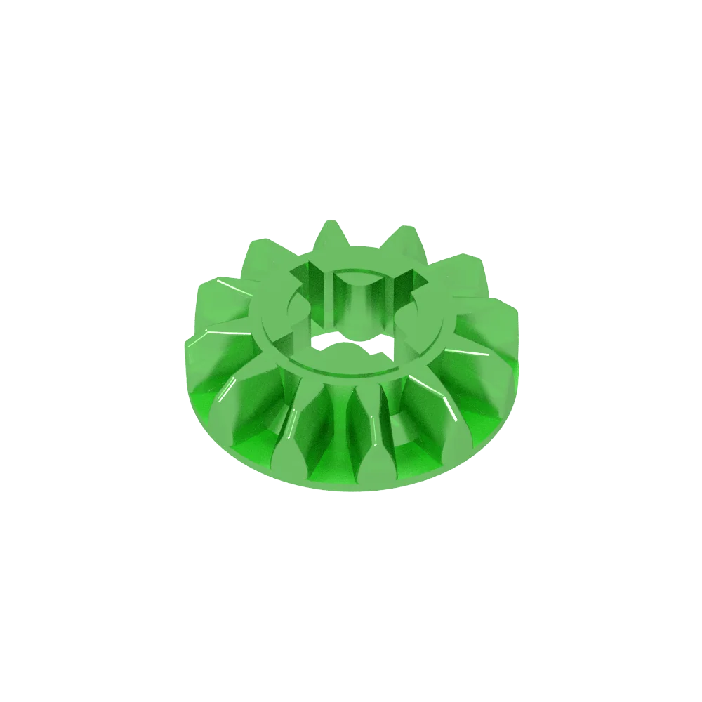 Gobricks GDS-1101 Educational Building Blocks Technical, Gear 12 Tooth Bevel compatible with lego 6589 pieces of children's DIY