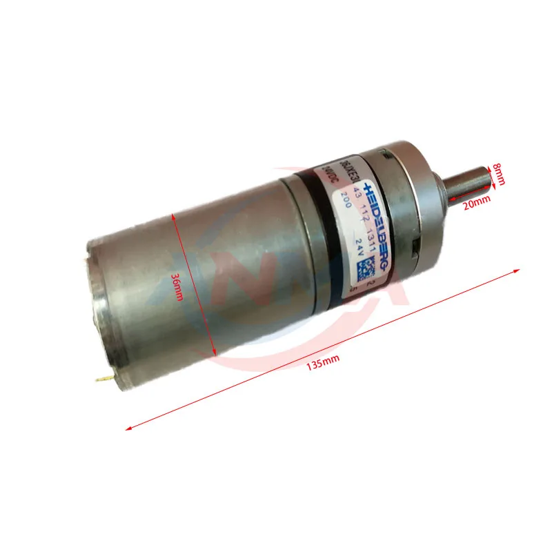 

Машинный всасывающий барабанный двигатель Heidelberg MO 24 В 43.112.1311GTO52 Мотор-редуктор