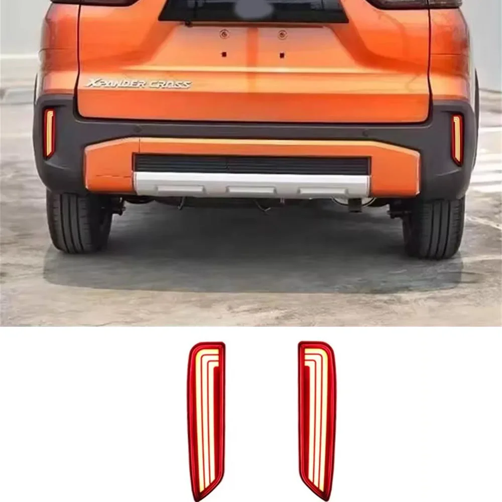 For Mitsubishi Xpander Cross 2019 2020 2021 Parking Brake LightCar LED Tail Light Rear Bumper Reflector Lamp