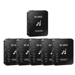 M-Vave Earphone Monitor Wireless Transmitter Receiver System Wp-10 2.4G Wireless Headphone Earphone Streaming for Stereo M8