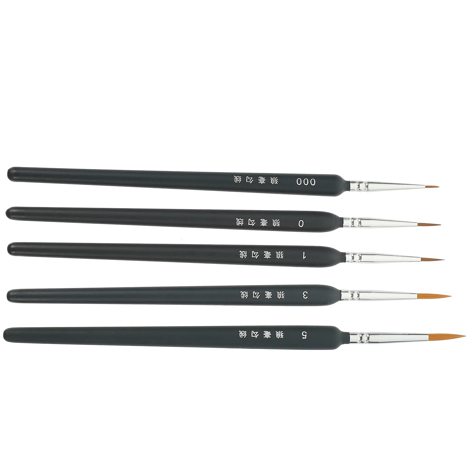 5Pcs Detail Paint Brush Set Miniature Paint Brush for Acrylic Watercolor Oil Painting miniature painting brush