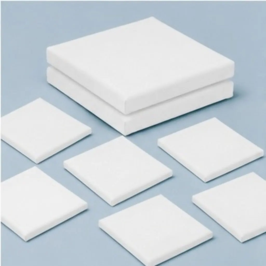 15Pcs Cotton Canvas Mini Panels 10x10cm Square Painting Boards Small Art DIY Home Decor Tiny Canvases Bulk for Artists Painting