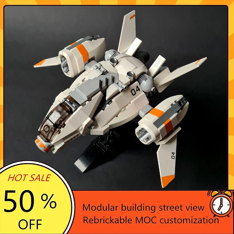 

334PCS Popular Space War Movie Model MOC Building Bricks Spaceship Modular Technology Gifts Holiday Assemble Children Toy Suit