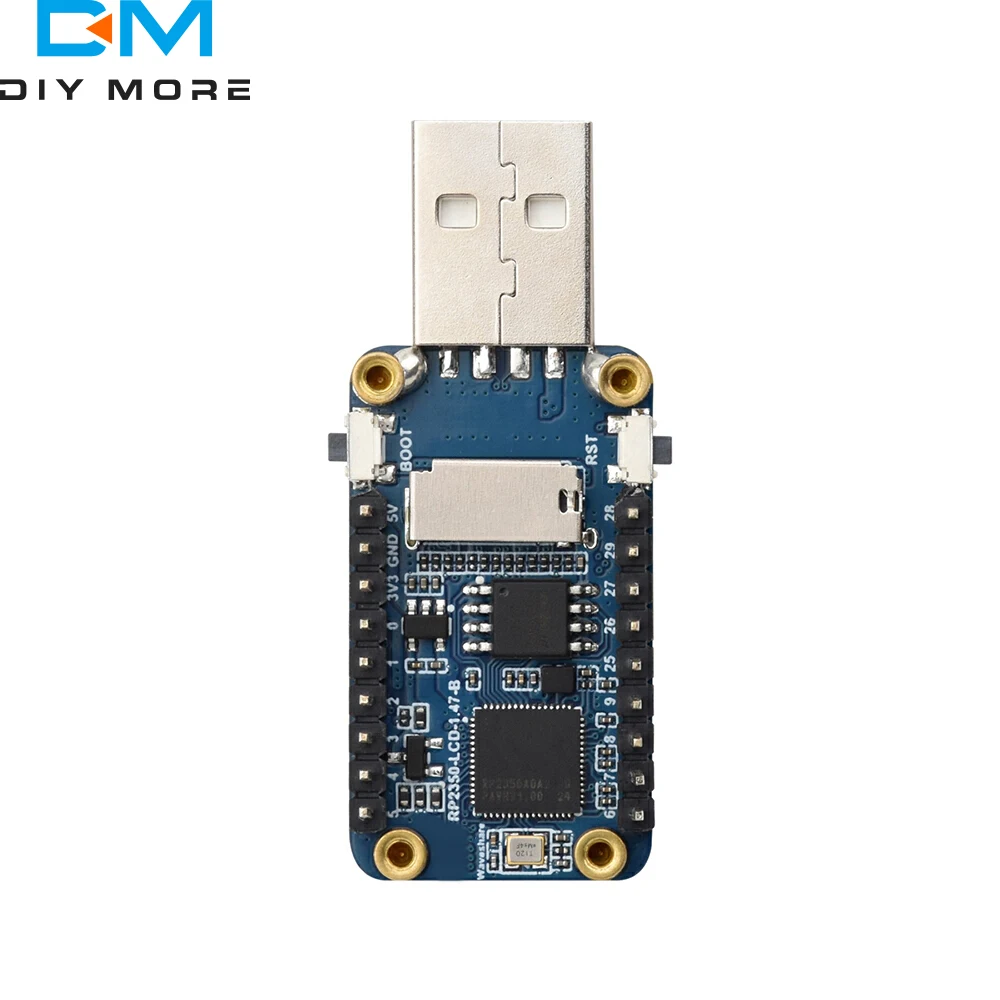 RP2350 1.47-inch LCD Display Development Board RP2350A Dual Core Dual Architecture Processor for Raspberry Pi RP2350A