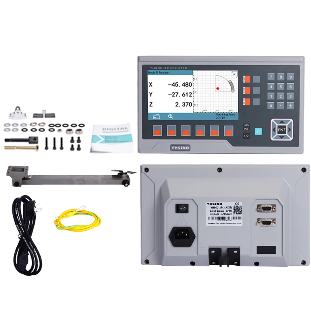 Cnc Milling Machine Lathe Grinder 2 Axis Lathe Viewer Linear Scale Grating Ruler Digital Display Dro Linear Scale Dro 3 Axis