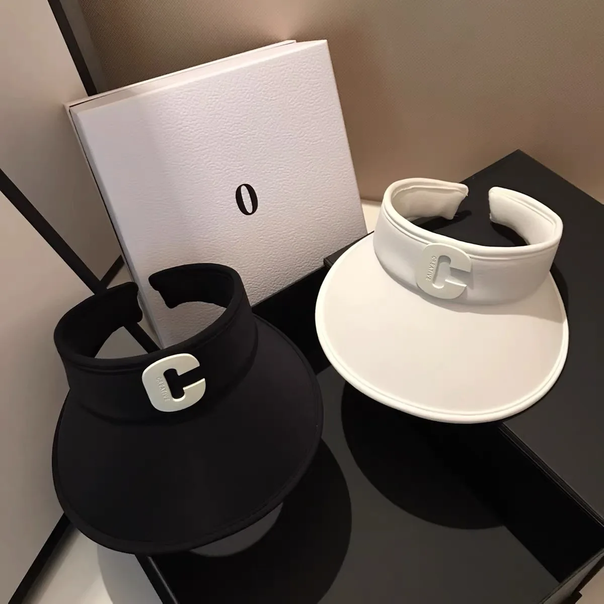 

Stylish and Simple Ice Silk Sunscreen Hat Women's Summer Outdoor Big Eaves Sunshade Empty Hat Korean Version Play Sun Hat Tide