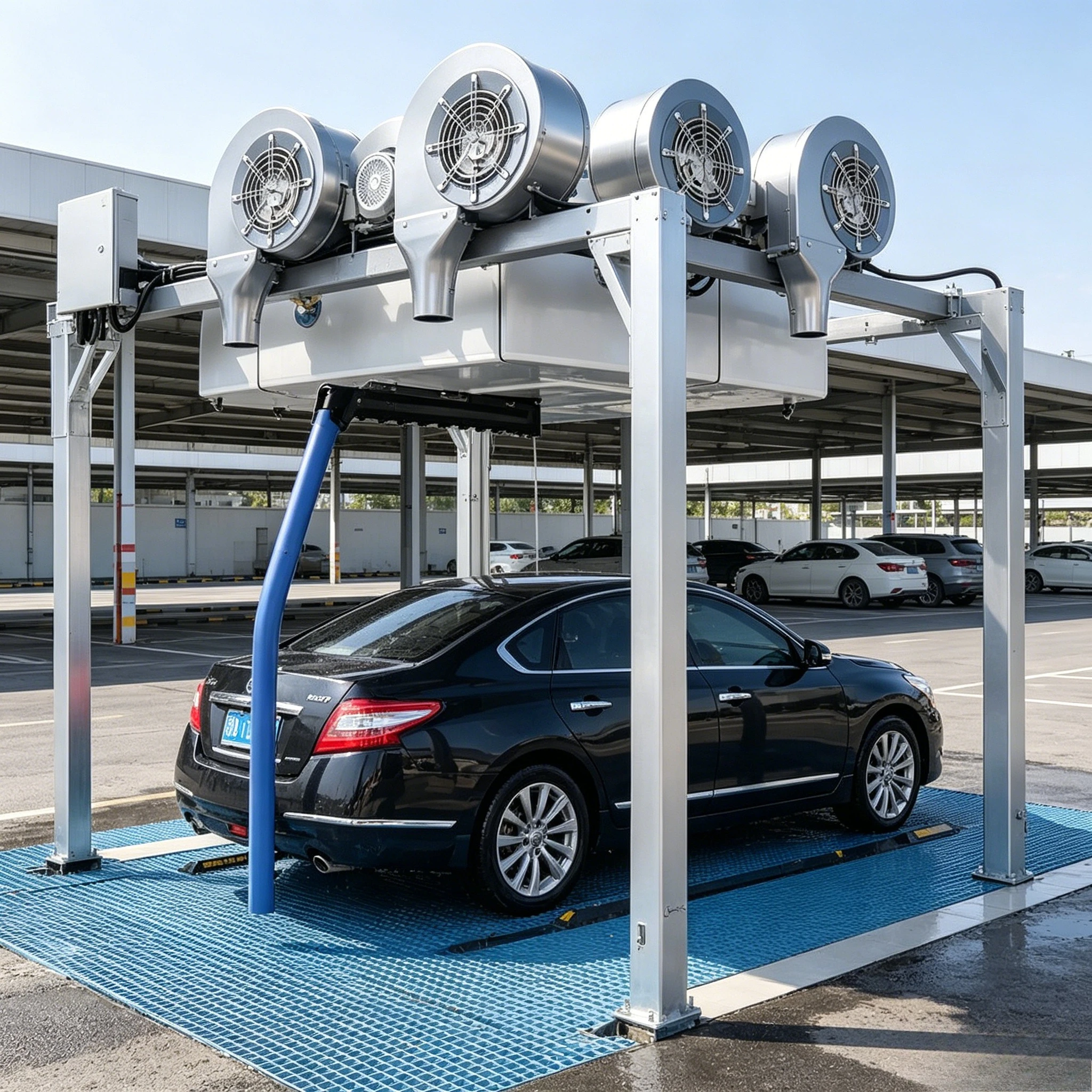 High Efficiency Touch Free Automatic Car Washing Machine Industrial Contactless Vehicle Wash Equipment Customized