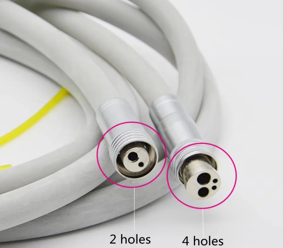 Lab Handpiece Hole ,Lab Unit Handpiece 2 Holes Tubing Tube ,4 Hole Lab Handpiece Cable with Connector. Best Tool s