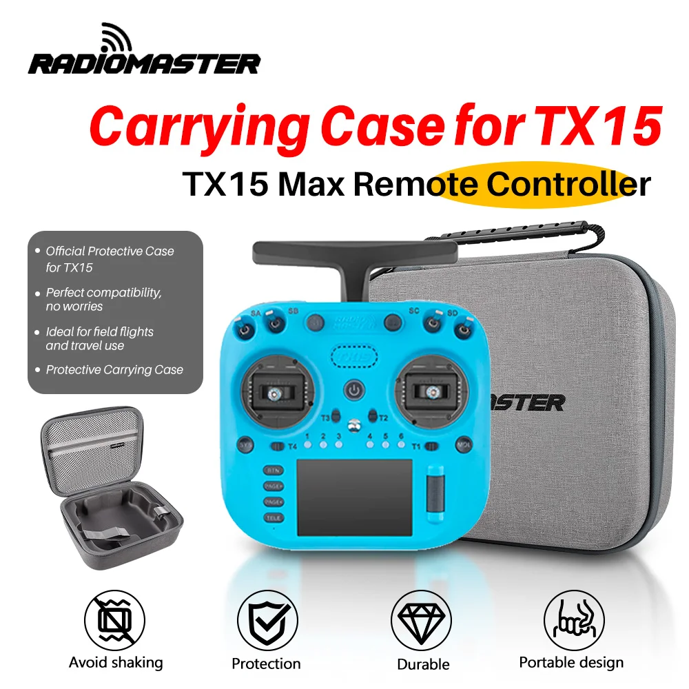 

RadioMaster Radio Case TX15 Protective Carrying Cover Compatible with TX15 and TX15 MAX