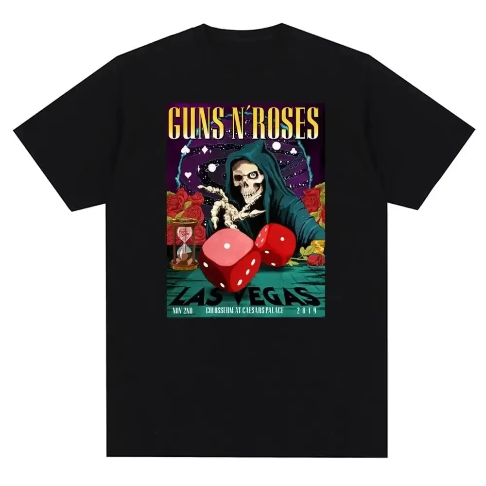 Guns N Roses Grafikdruck T-Shirt Vintage Rock Band Streetwear Kurzarm Mode Rundhals T-Shirt Damen T-Shirt Unisex – Detail 18
