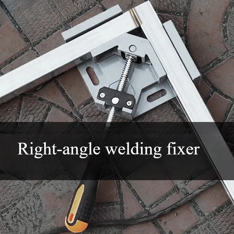 90-degree welding fixer positioning tool assists artifact joiner to fix steel pipe