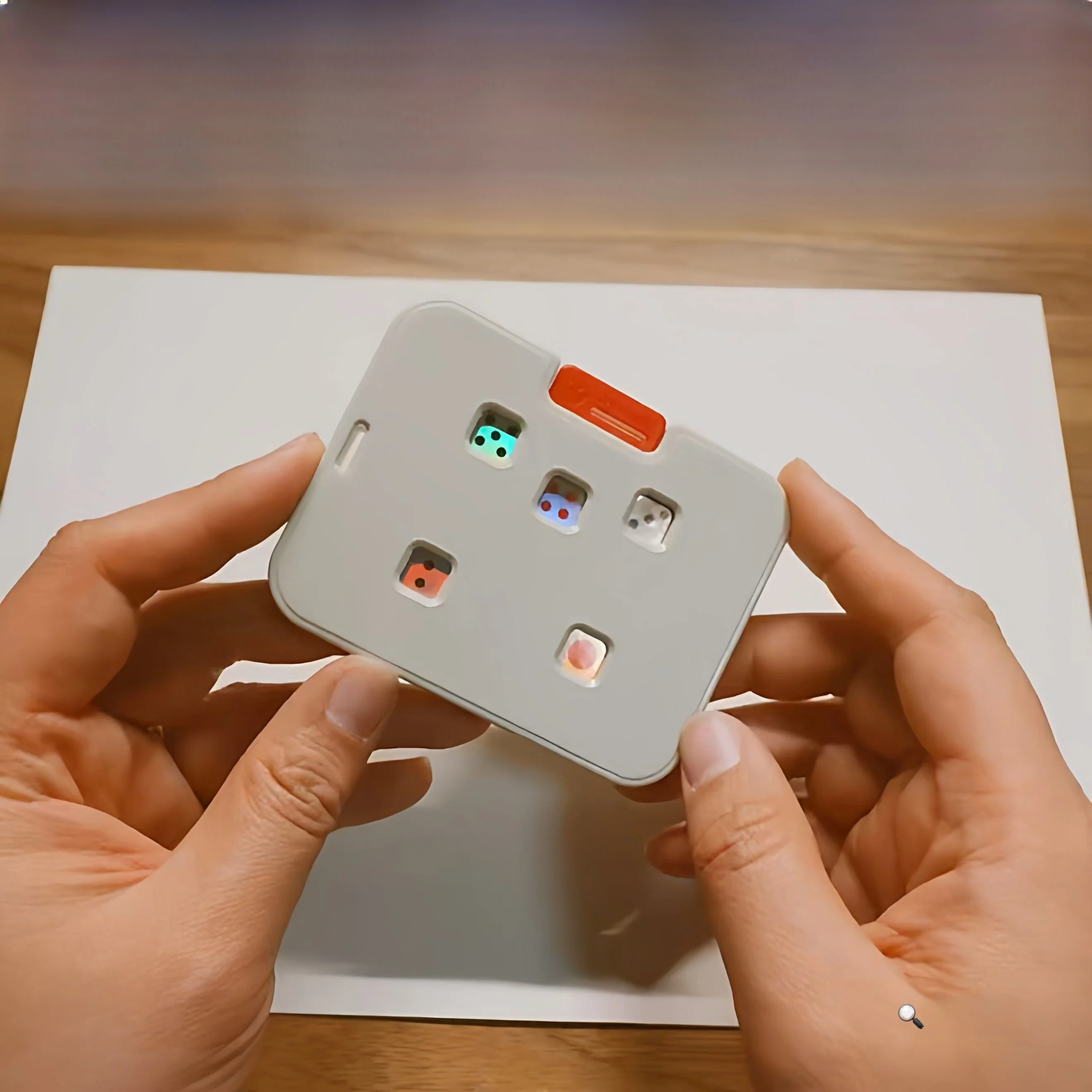 

New Press Mechanism Dice Party Tabletop Game Card Stress Relief Toy Gaming Card Blue Valley Brand Fun Drinking Game Accessory