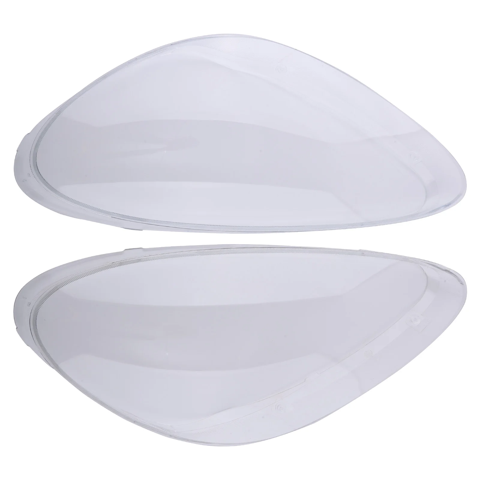 

Front Pair Headlight Lens Cover For Porsche Cayenne 2011-2014 Polycarbonate