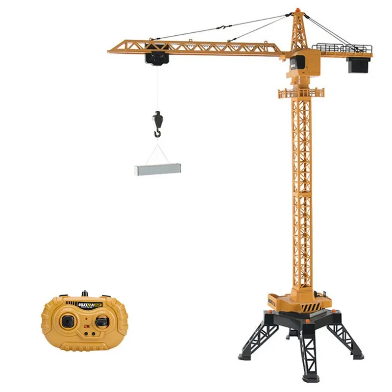 Huina 1585 Legering Torenkraan Afstandsbediening Auto Kinderen Elektrische Radiogestuurde Engineering Truck Model Speelgoed Voor Jongens Geschenken