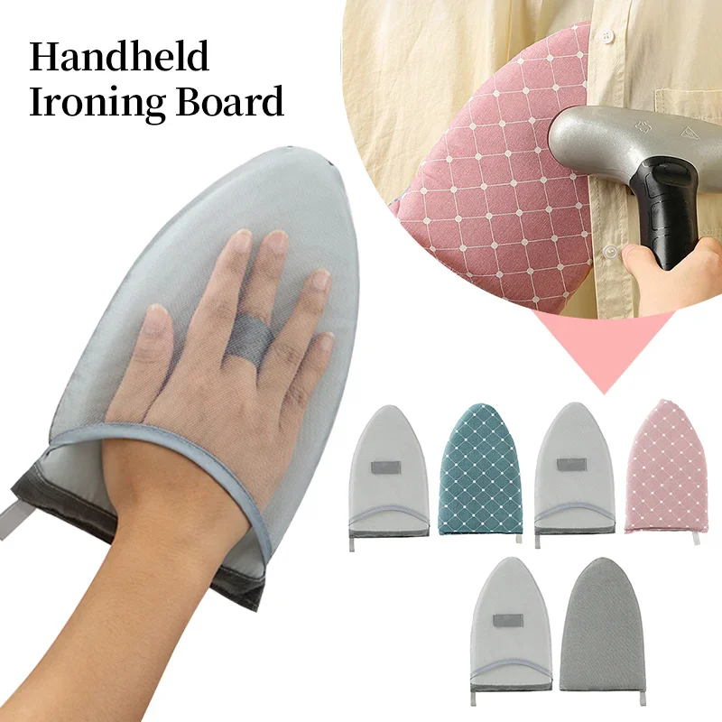 1PC Handheld Mini Hitzebeständige Bügel Pad Bord Kleine Hause Bügeln Handschuhe Hängen Bügeln Maschine Dampfer Bügeln Handschuhe