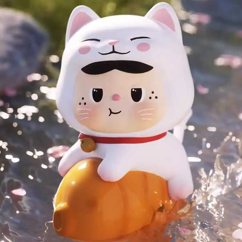 BAOBAO-figura de acción misteriosa con serie Baobao, juguete de caja ciega, adorno de escritorio, regalo Kawaii, una primavera perfectamente completa