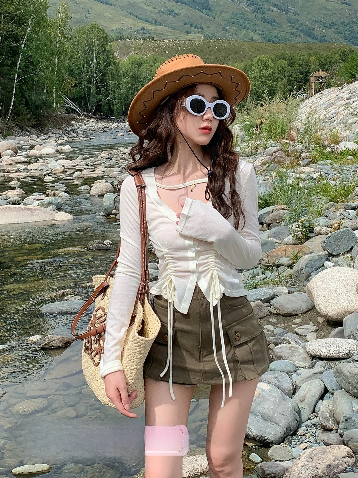 

Ice Ice Comes | Versatile Casual Pocket Workwear Shorts High Waist Wrap around Skirt Pants Korean Style Daily Wear Ladies' Sk...