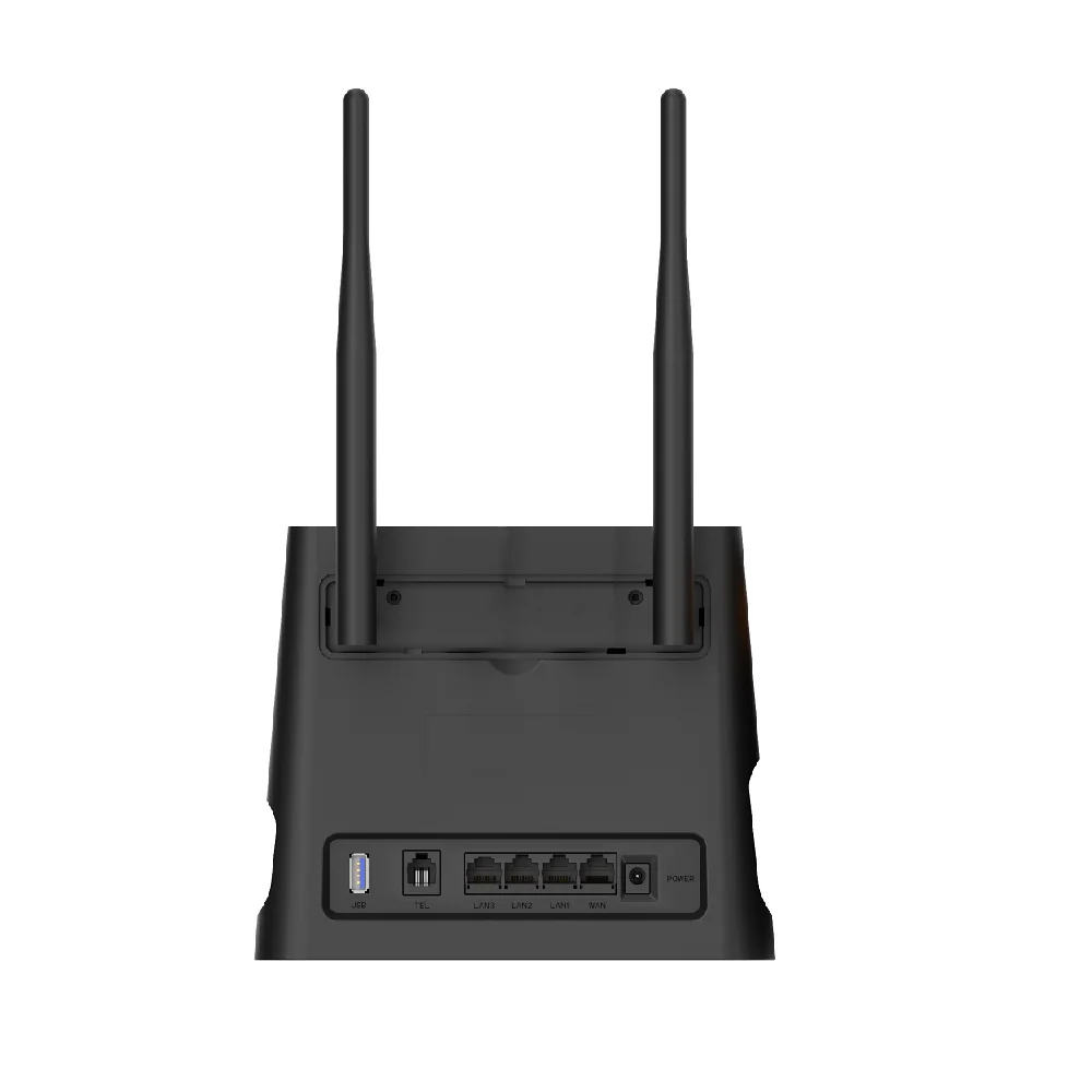 CAT6 4G Wireless WiFi Router 4G LTE Indoor CPE Router AC1200Mbps WiFi 5/WiFi 6 4G SIM Wireless Router Support 64 Users
