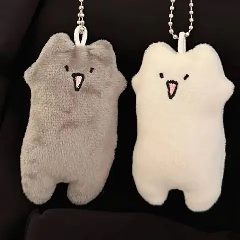 

Плюшевый брелок с мультяшным котом, мягкая подвеска в виде животного, сумка, автомобильный брелок, подарок на выпускной, машина с когтями, кукла, милая