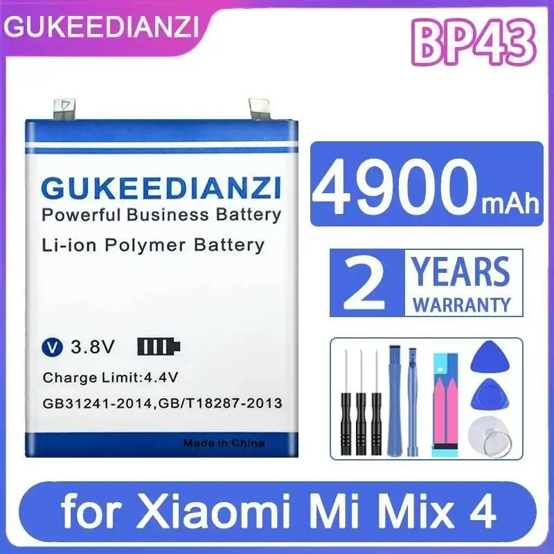 

Для Xiaomi MI Mix4 Mix 4 BP43 Экологически чистый аккумулятор мобильного телефона емкостью 4900 мАч
