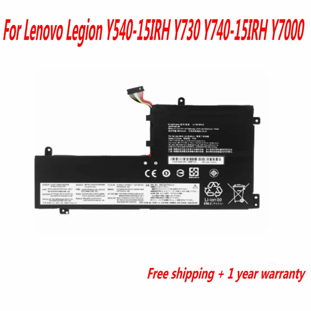 

NEW L17C3PG1 L17C3PG2 L17L3PG1 L17M3PG1 L17M3PG3 Laptop Battery For Lenovo Legion Y540-15IRH Y730 Y740-15IRH Y7000