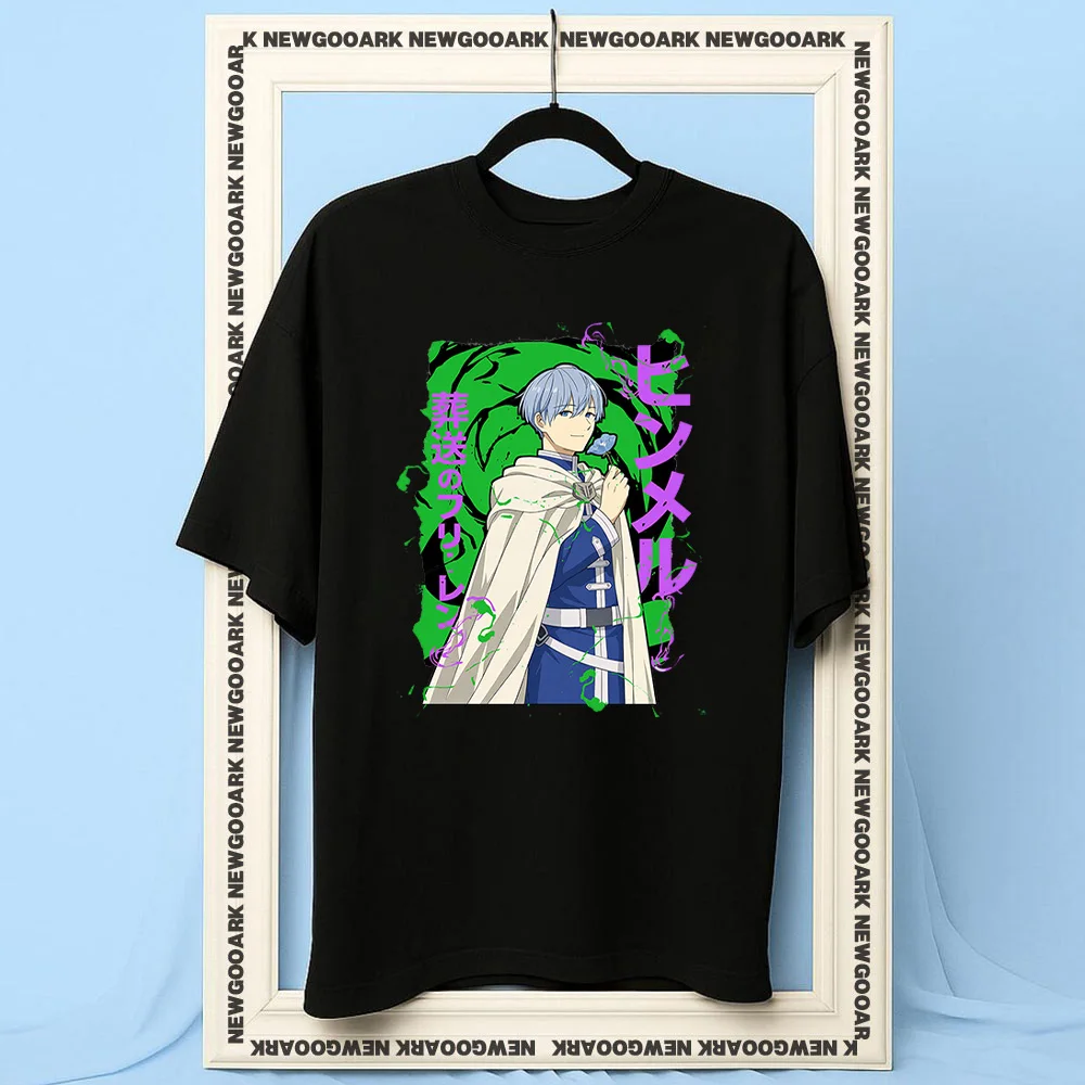 Frieren Beyond Journey's End CP Himmel T-shirt Woman Man Summer Cotton Graphic T Shirts Adult Casual O-neck Short-sleev