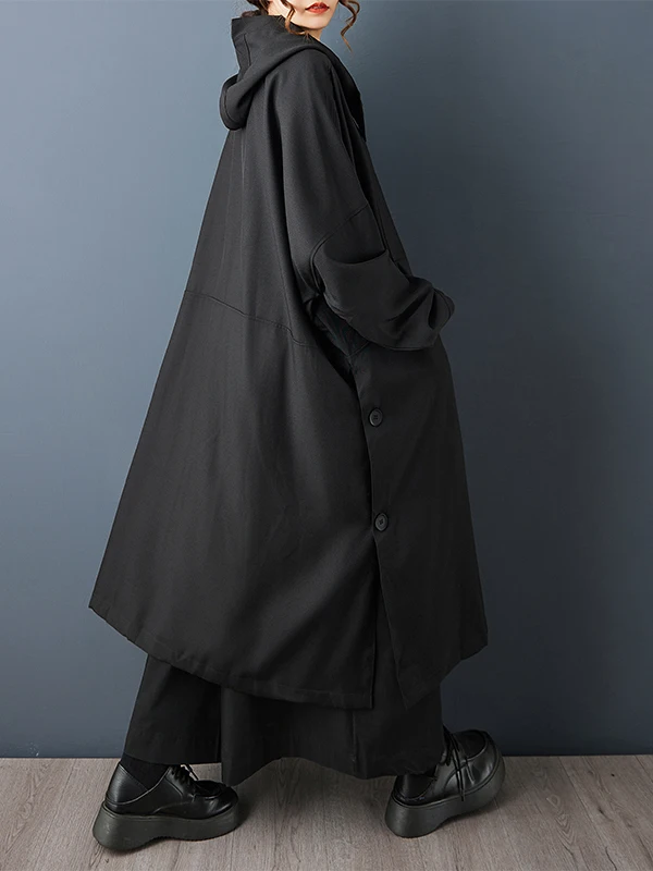 Solto longo favorável outono novo sle k aosphere rua sle casaco corta-vento feminino ele casaco outerwear