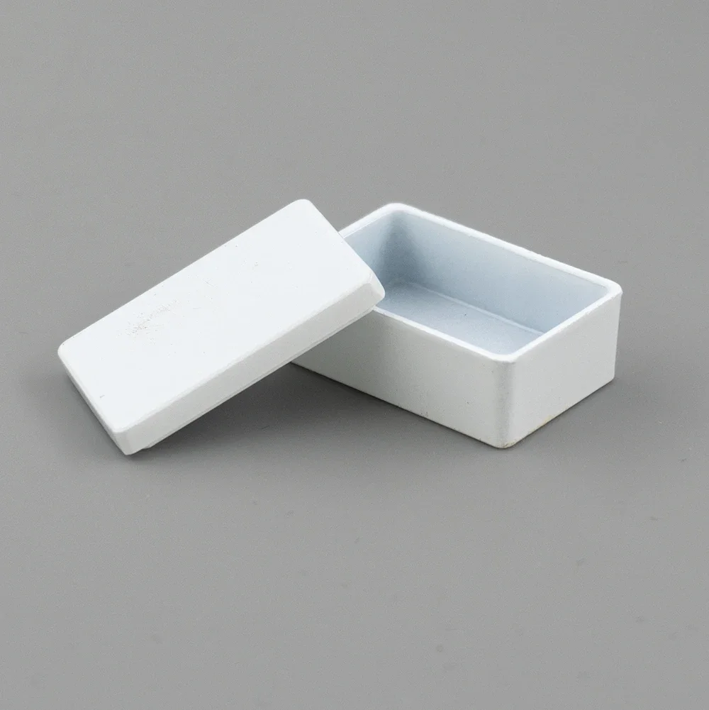 Accesorios en miniatura para casa de muñecas, Mini caja de Metal, caja de almacenamiento de simulación, modelo de juguete para decoración de casa de muñecas ob11, 1/12