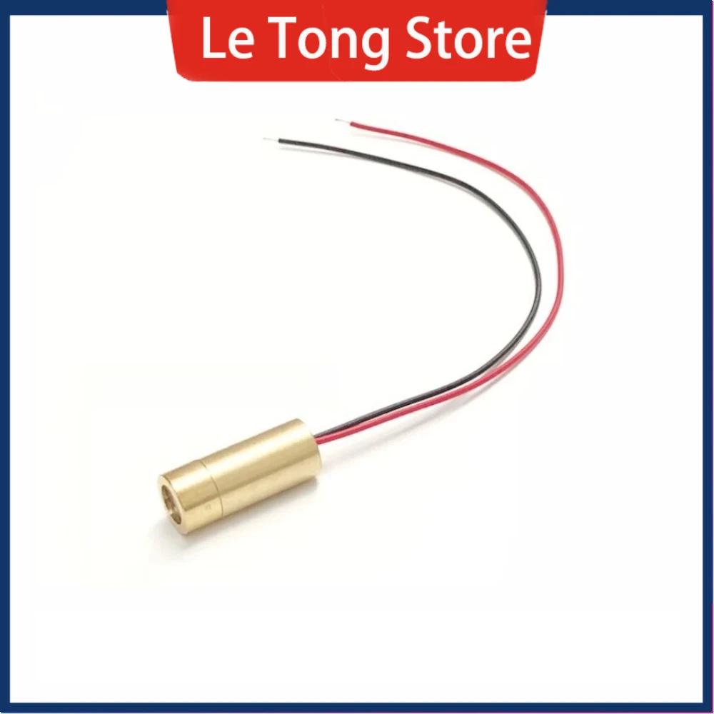 10pcs 9mm 빨간색 레이저 헤드 3v 5v 9-12v 적외선 레이저 포지셔닝 라이트, 650nm 5mW 반도체 모듈, 점 모양, 십자형