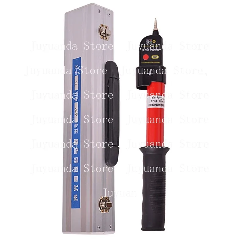 High-Pressure Electroscope with Sound and Light, Telescopic Alarm, Electrical 10kV Test Pencil, Aluminum Boxed