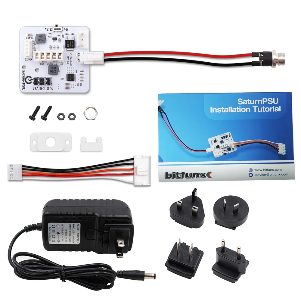 BitFunx V2.1 SaturnPSU 電源 12V セガすべてのサターンコンソール
