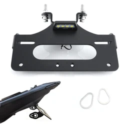 For Yamaha FZ-07 / MT-07 2014-2024 YZF R7 2021-2026 Motorcycle Rear Tail Tidy Fender Eliminator License Plate Holder Bracket