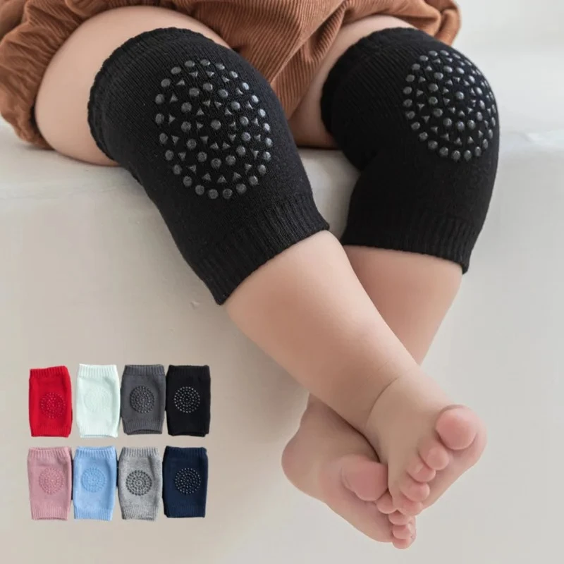 Kids Non Slip Crawling Elbow Infants Toddlers Baby Accessories Smile Knee Pads Protector Safety Kneepad Leg Warmer Girls Boys