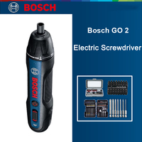 Bosch GO 2 Cordless Electric Screwdriver Professional Smart Screwdriver 5 Torque Setting USB Rechargeable Hand Drill Bits Kits