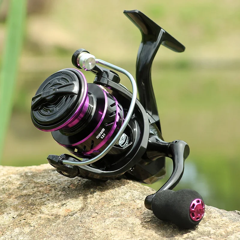 Carrete giratorio LINNHUE 5.2:1 – 8kg de potencia para mar y carpfishing - imagen 2