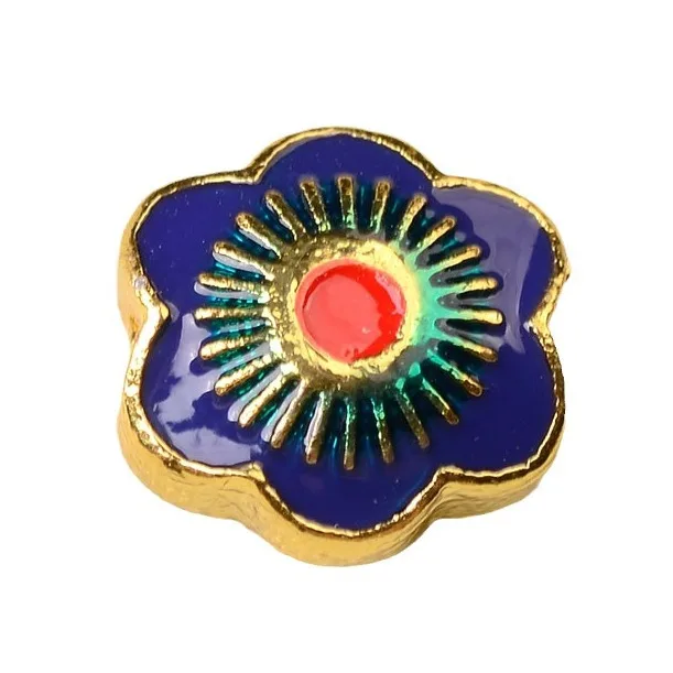 100 pieces set DIY jewelry material production hairpin hair crown pendant cloisonne oil drop pendant small