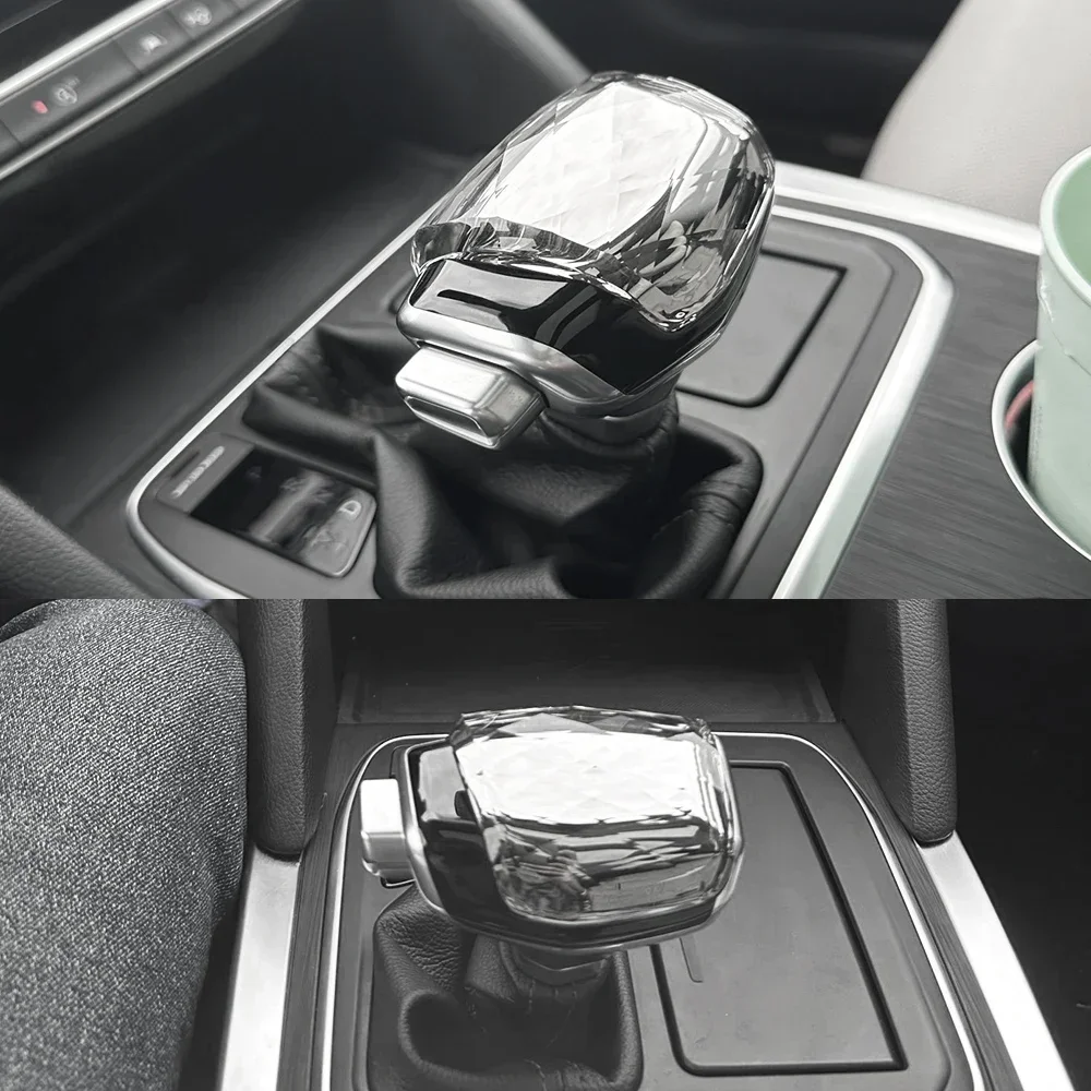 Crystal Gear Shift Knob For Renault Scenic Koleos Kadjar 2015-2021 Talisman Megane Captur Automatic Gear stick Head Lever Rod