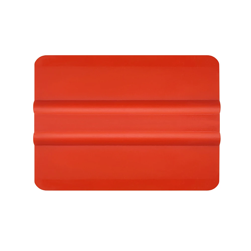 Red Squeegee Car Sticker Install Scraper Tools Vinyl Car Film Wrap Plastic Scraper Window Tints Tools A76