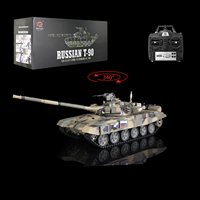 HENG LONG 1/16 Scale 2.4Ghz 7.0 Plastic Ver Russia T90 RTR Rmote Control Tank 3938 Model Cars Machine Gun BB Shoot TH17842