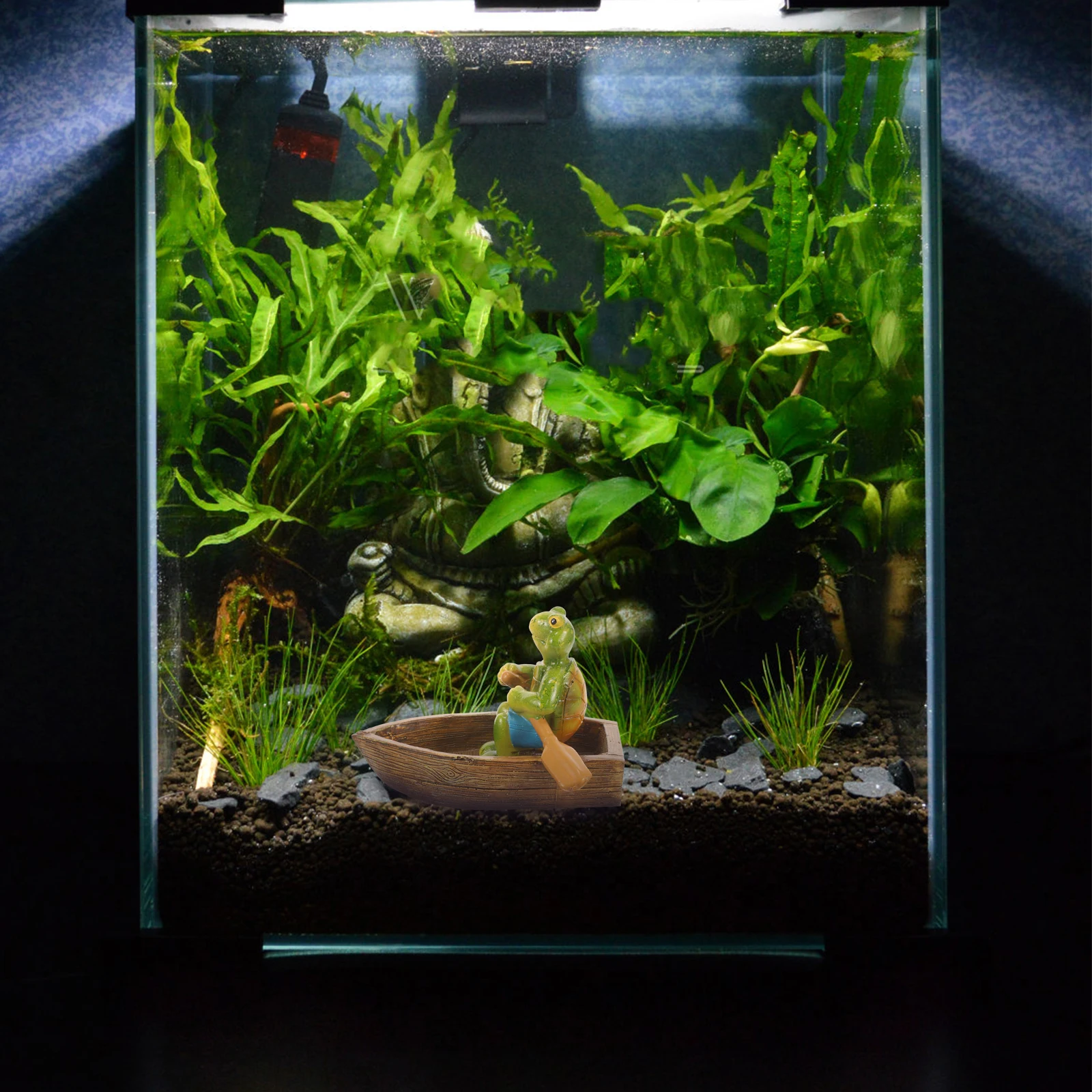 

Simulation Turtle For Aquarium Decor, Resin Fish Tank Landscape Ornament, Micro Scene Decoration, Waterproof Aquatic